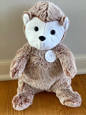 MANHATTAN TOY Woodlanders Ollie Hedgehog 12" Frosted Brown Plush Plush Soft 2016